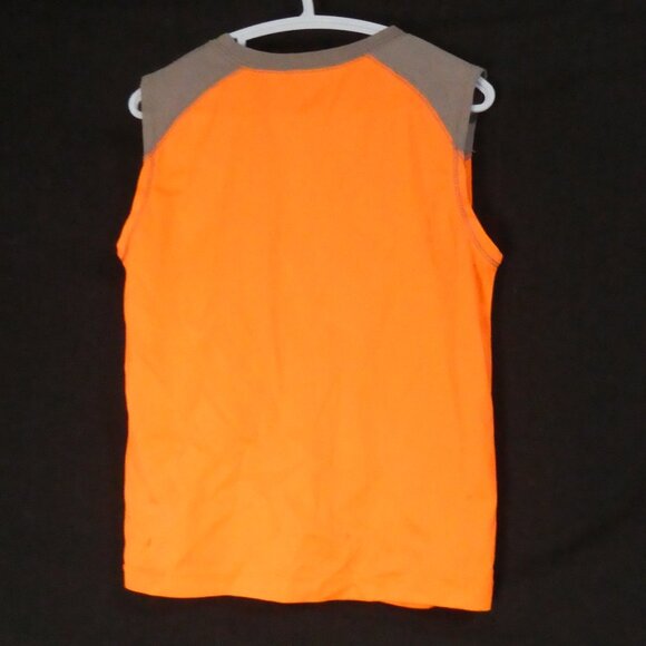 OSHKOSH B'GOSH | size 5 | Orange and Grey Basketball Sleeveless Shirt - Picture 2 of 16